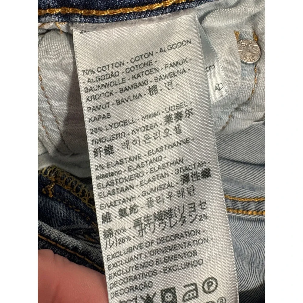 Levis 513 Slim Straight Jeans Mens 32x30 Blue Denim Medium Wash 08513-0942